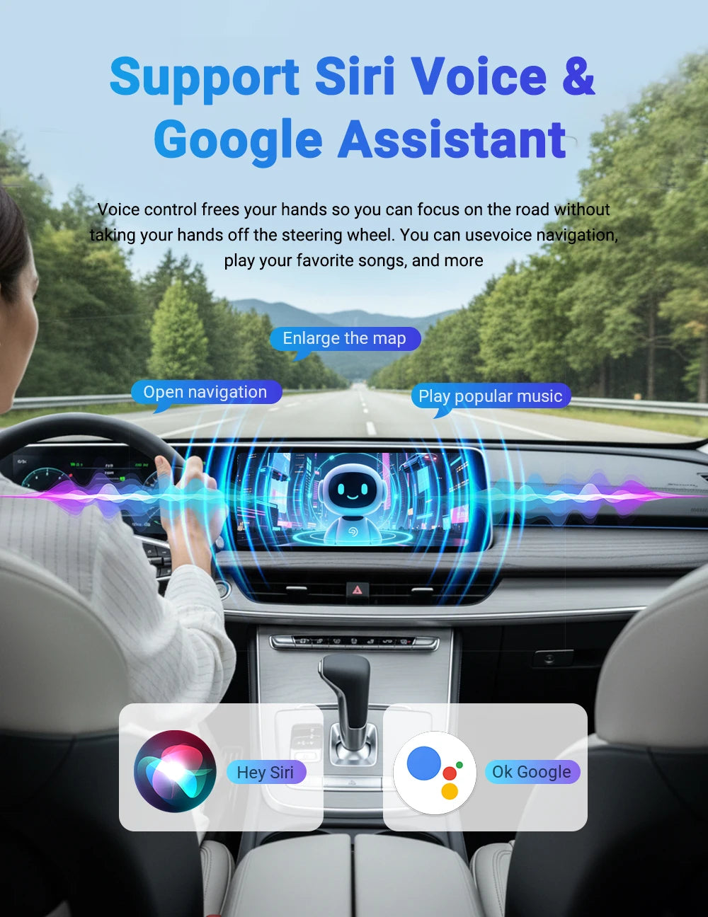 2-in-1 Wireless CarPlay & Android Auto AI Smart Box Adapter โ Convert Wired CarPlay to Wireless for VW, Toyota, Nissan, Honda, Ford, Benz