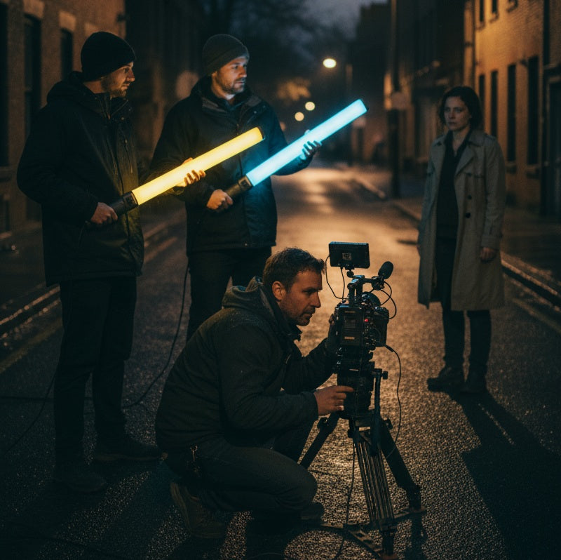 HRIDZ W270RGB 50cm Handheld RGB LED Stick Light – 20W Photography Video Tube Light with 2500K-9000K Adjustable Color Temperature & Rechargeable Battery