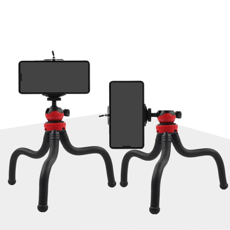Hridz 360 Degree Flexible Octopus Portable Tripod Heavy Duty Ball Head Stand for GoPro DSLR Camera