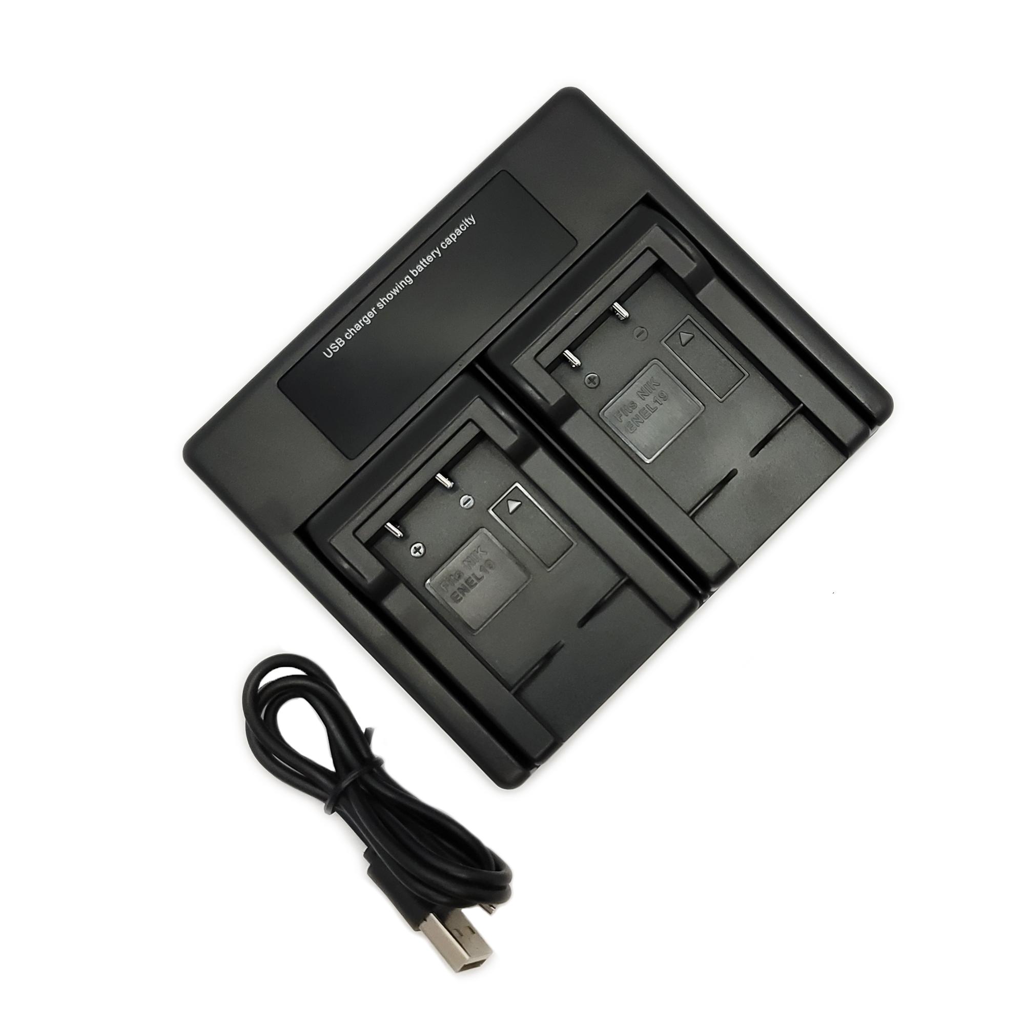 Hridz EN-EL19 Dial Charger For Nikon Coolpix Battery S5300 S4400 S4100 S4200 S4300 S5200