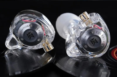 Hridz Edx Pro-x Wired IEM Earphones No-Mic HIFI Stereo Bass Music Earbuds In-Ear Sport Headphones