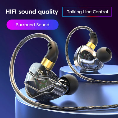 Hridz R-HiFi S16 Wired Gaming Earphones with Microphone – HiFi Bass Stereo In-Ear Headphones for Gaming, Music & Calls | Type-C