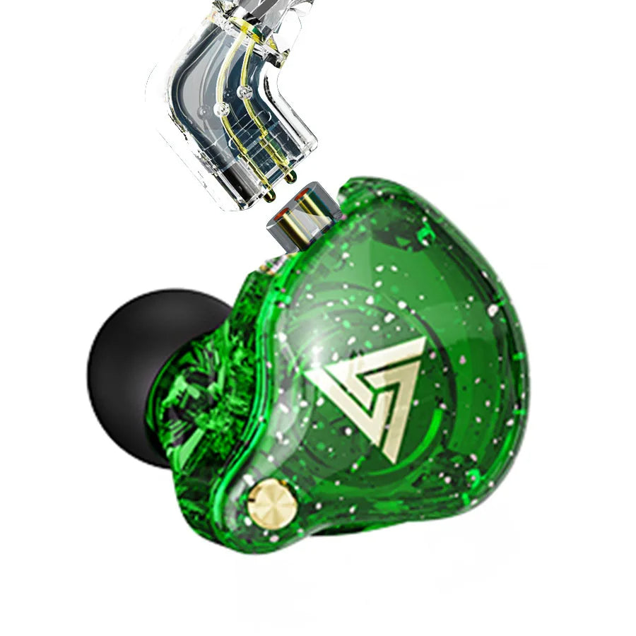 QKZ AK6 Pro Wired In-Ear Monitors IEM Earphone with Mic Noice Cancelling Headset