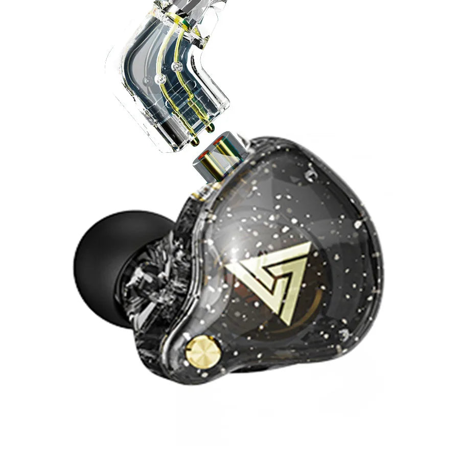 QKZ AK6 Pro Wired In-Ear Monitors IEM Earphone with Mic Noice Cancelling Headset