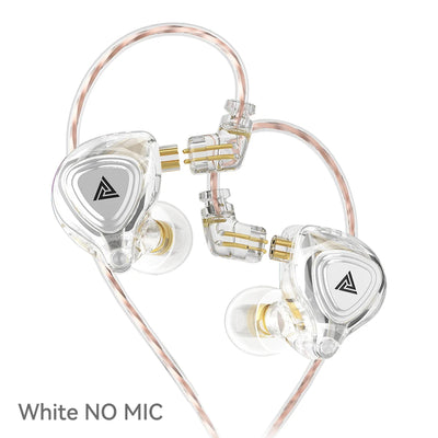 QKZ ZX3 No-Mic Dynamic Earphone In-Ear Monitor HiFi Heavy Bass Wired Headphones IEM