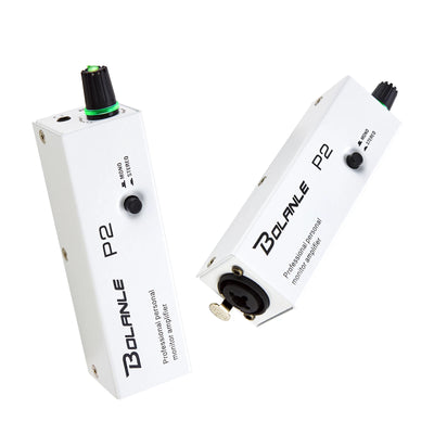 URX Bolanle P2 Personal In-Ear Monitor (IEM) Amplifier | Belt-Pack Headphone Amp with XLR & TRS Input