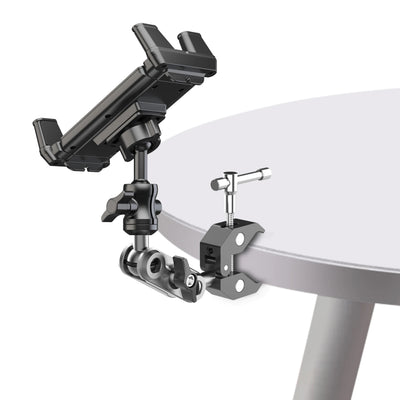 Universal Phone & Tablet Holder Mount for Treadmill, Bike, Stroller, Wheelchair & Golf Cart