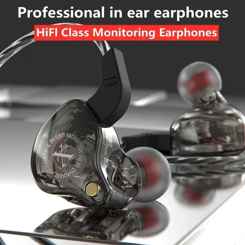 X2 Dynamic Wired In-Ear Earphones No Mic HIFI Heavy Bass Earbuds Gaming Headphones