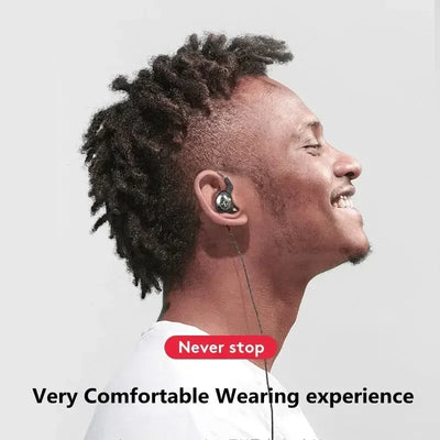 X2 Dynamic Wired In-Ear Earphones No Mic HIFI Heavy Bass Earbuds Gaming Headphones