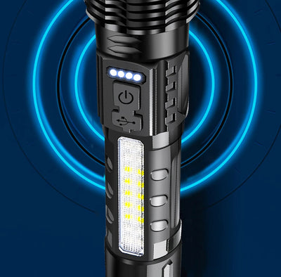 XHP50 Super Bright LED Flashlight – 2300 Lumens, USB Rechargeable, Waterproof, 7 Modes for Camping & Outdoor Adventures