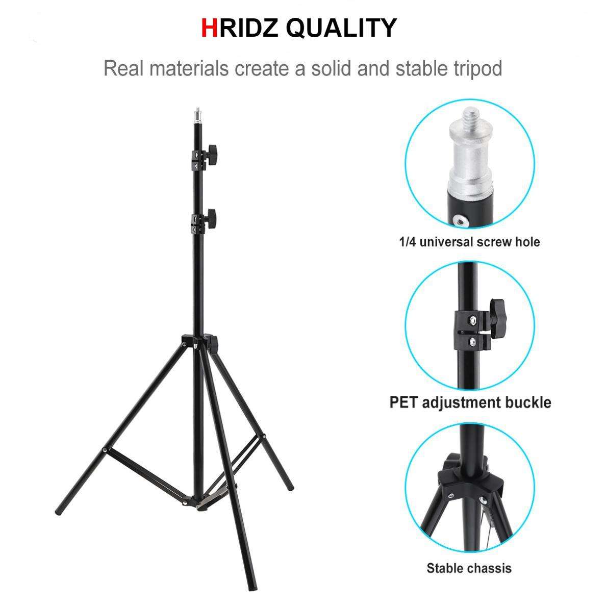 Adjustable 210cm Light Stand Tripod Max. 2.1m for Studio Photo Flash LED Video Light