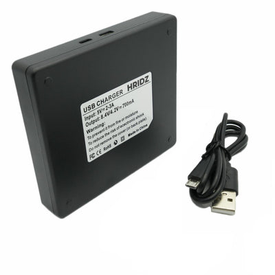 HRIDZ LP-E6 LP-E6NH Dual Battery Charger Ultra Fast For Canon EOS R7 5D 6D 7D 80D 70D 60D LP-E6 60Da batteries