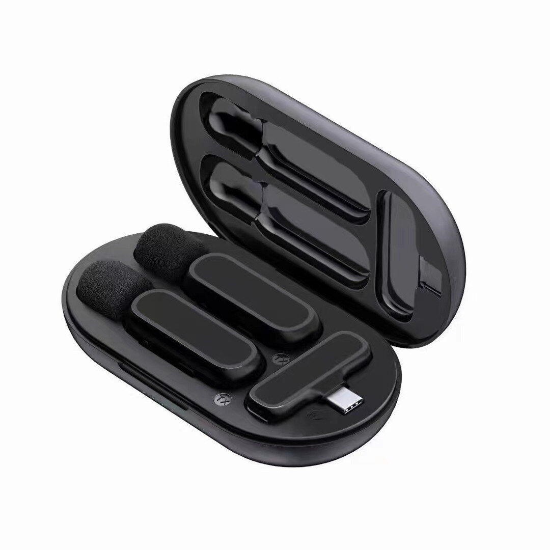 HRIDZ Wireless Lavalier Microphone Lightning Port Mic For iPhone ipad Vlog Live Stream