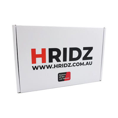 Hridz BX1 Dual LCD Charger for Sony RX100 Batteries and Hridz NP-BX1 Battery