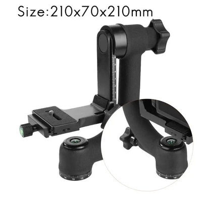 Panoramic Gimbal Clamp Tripod Ball Head Heavy duty ST-360 QR System with Arca-Swiss Standard Quick Release Plate